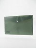 Pochette Plastique Translucide Verte Bouton Pression