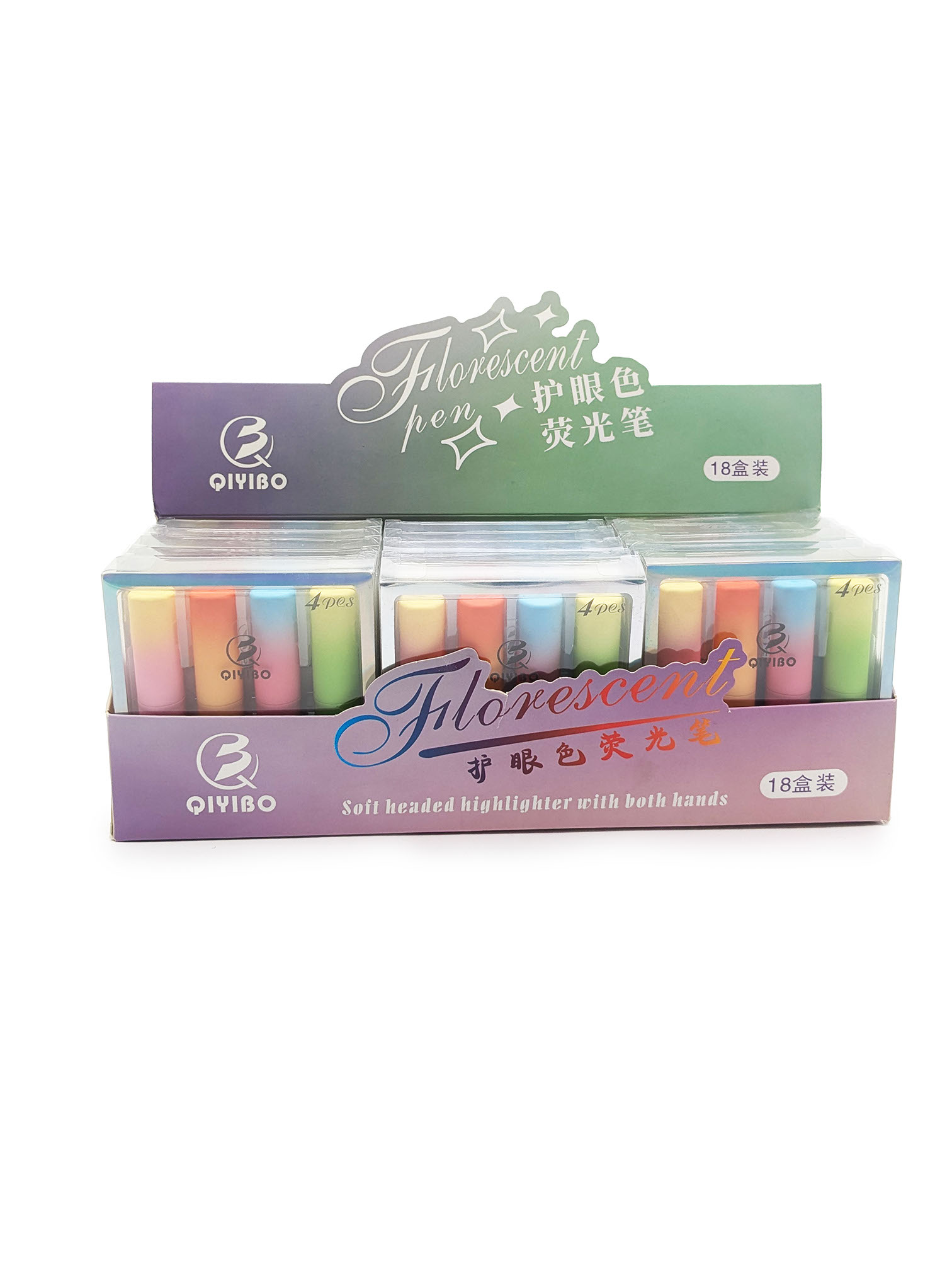Surligneur Pastel x4
