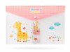 Pochette A4 Animaux Pastel - Rangement Scolaire Enfant Rigolo