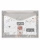 Pochette A4 Colorée Transparente – Design Splash Artistique