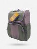 Sac à dos scolaire premium enfant – Design élégant bleu, rose et vert pastel