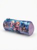 Trousse ronde enfant imprimée – Pochette scolaire PVC waterproof avec personnages et motifs tendance