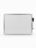 Ardoise blanche double face en aluminium avec feutre – Tableau effaçable scolaire enfant