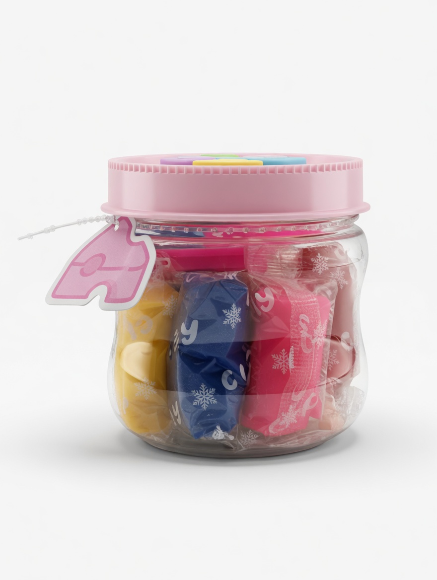 Pâte à modeler colorée pour enfants – Kit créatif 8 couleurs en pot réutilisable