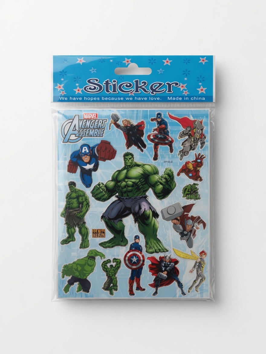 Stickers enfants personnages et héros – Autocollants décoratifs colorés pour cahiers et loisirs créatifs