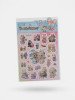 Stickers kawaii 2 en 1 pour enfants – Autocollants décoratifs My Melody, Kuromi et Stitch