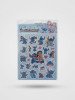 Stickers kawaii 2 en 1 pour enfants – Autocollants décoratifs My Melody, Kuromi et Stitch