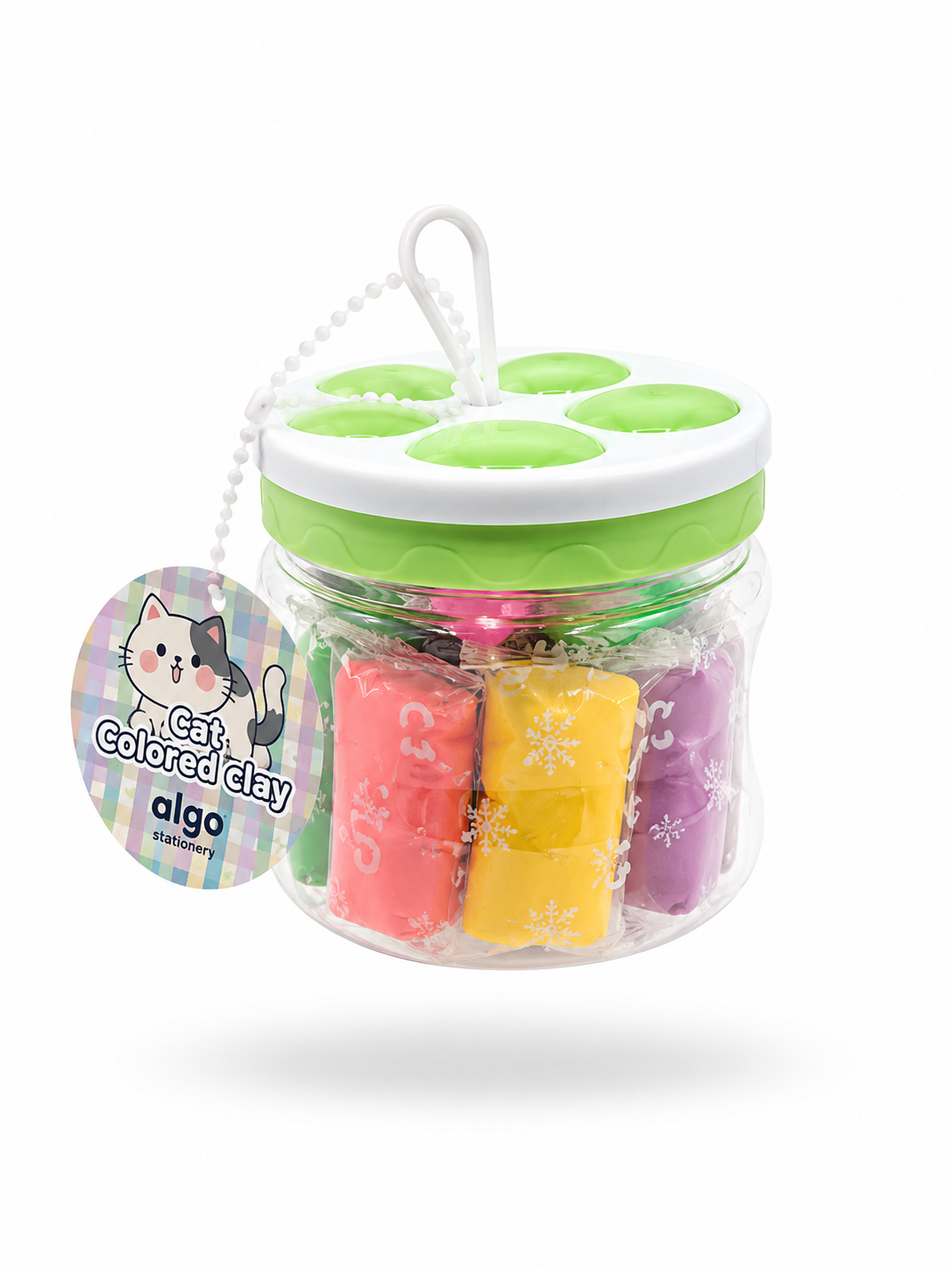 Pâte à modeler Cat Colored Clay – Kit créatif multicolore pour enfants