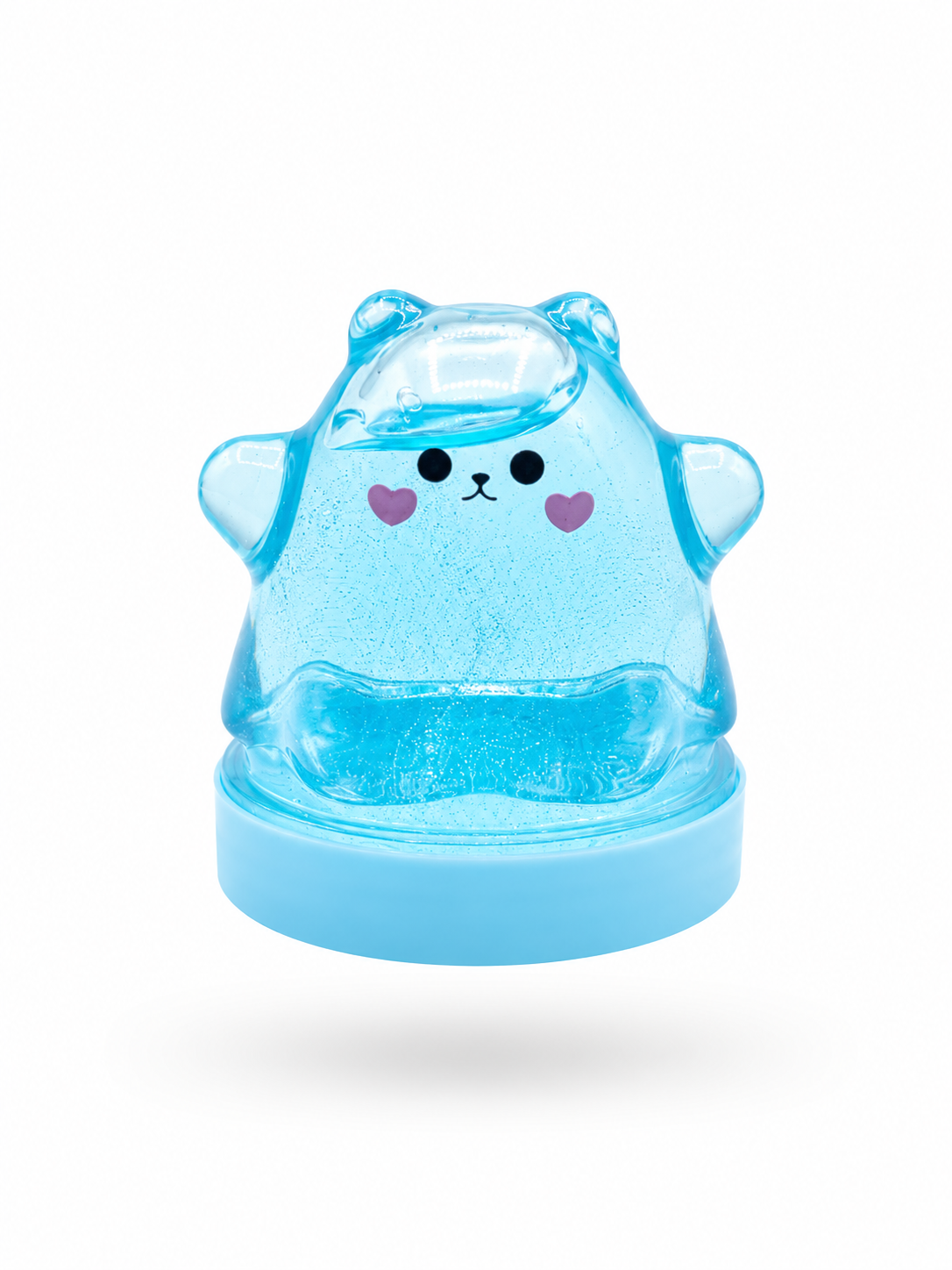 Ghost Slime Glitter – Slime fantôme transparent et scintillant