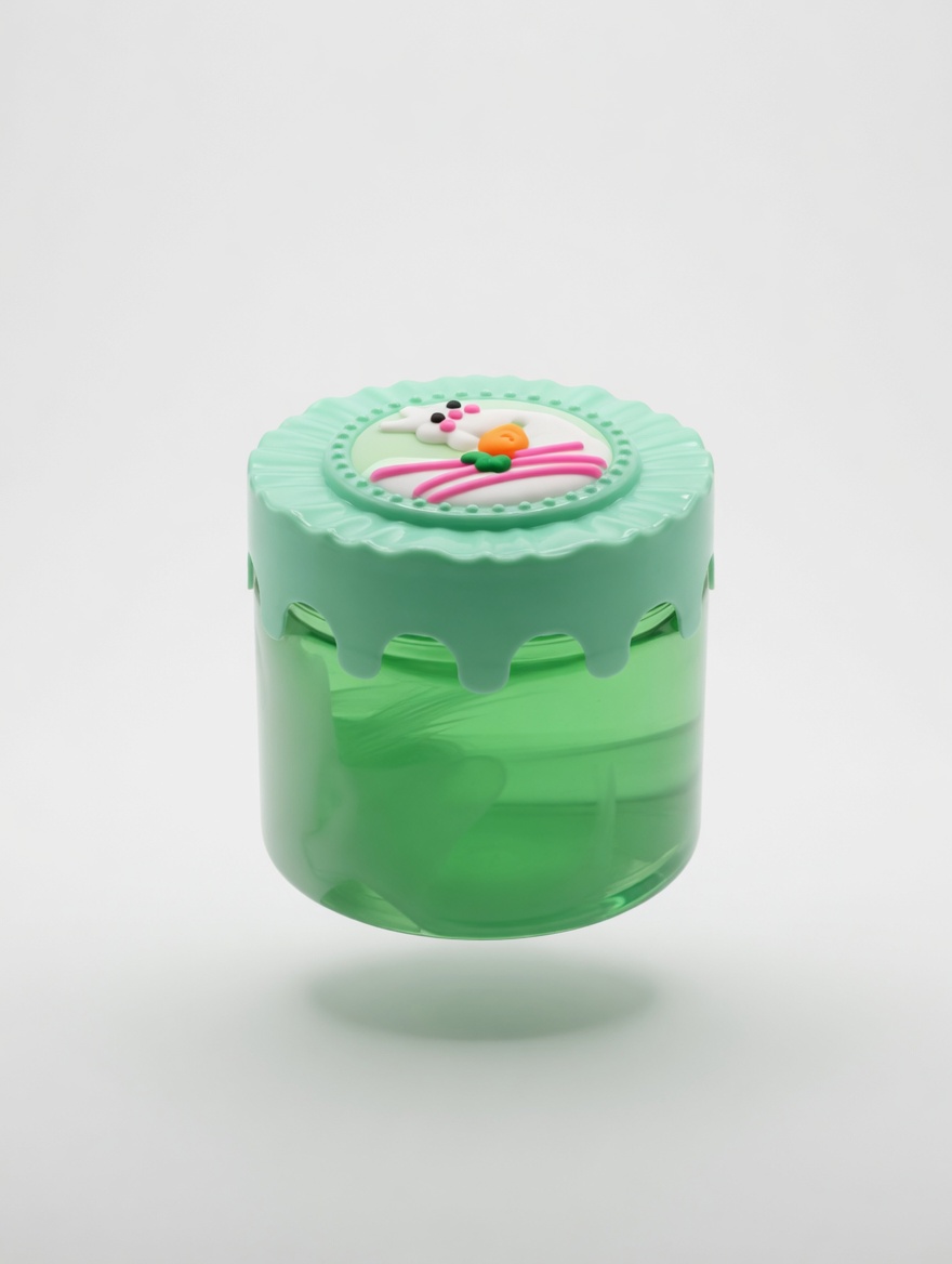 Slime Rabbit Coloré Kawaii en Pot pour Enfants