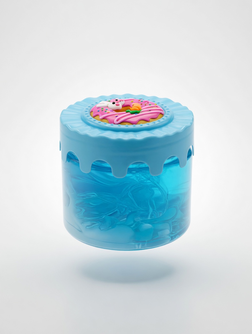 Slime Rabbit Coloré Kawaii en Pot pour Enfants
