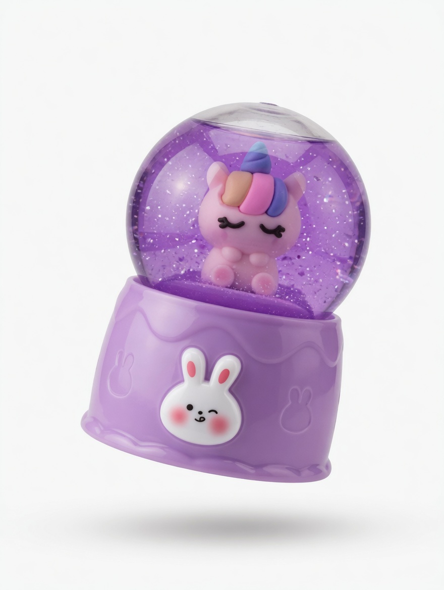 Slime Crystal Ball Licorne Pailleté pour Enfants