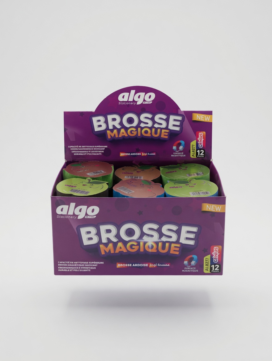 Brosse Magique Effaceur Tableau Forme Pomme