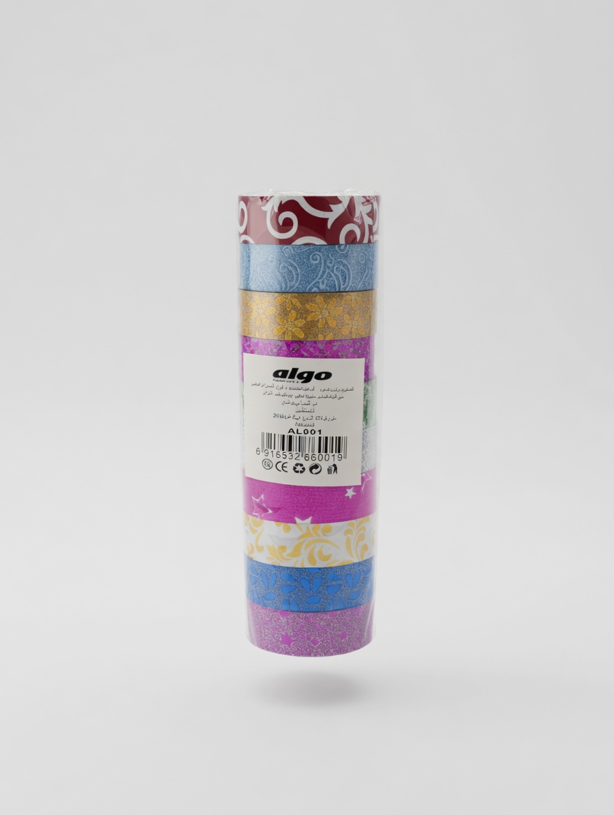 Set Washi Tape Décoratif Pailleté Algo AL001