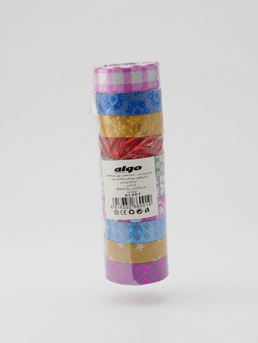 Set Washi Tape Décoratif Pailleté Algo AL001