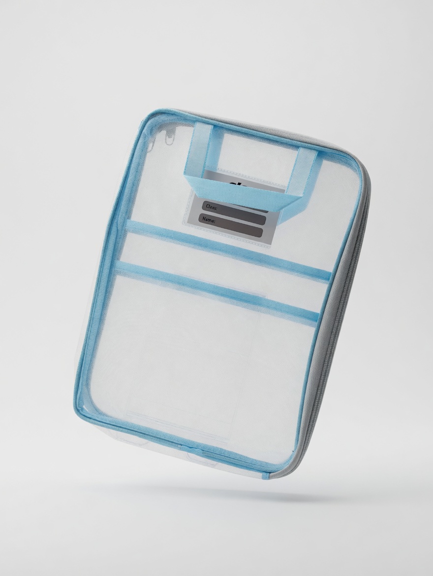 Pochette Transparente Zippée avec Poignée Algo AL7604