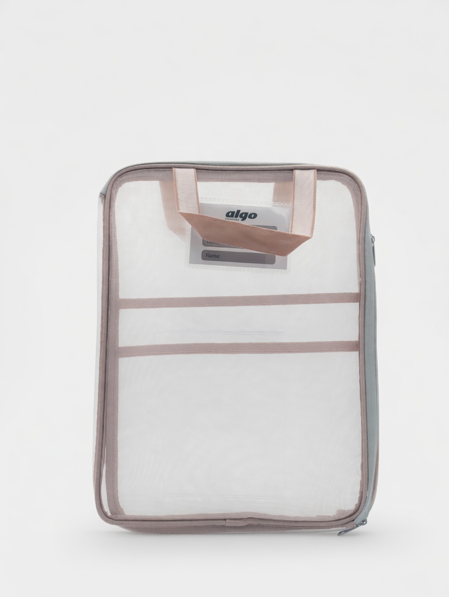 Pochette Transparente Zippée avec Poignée Algo AL7604