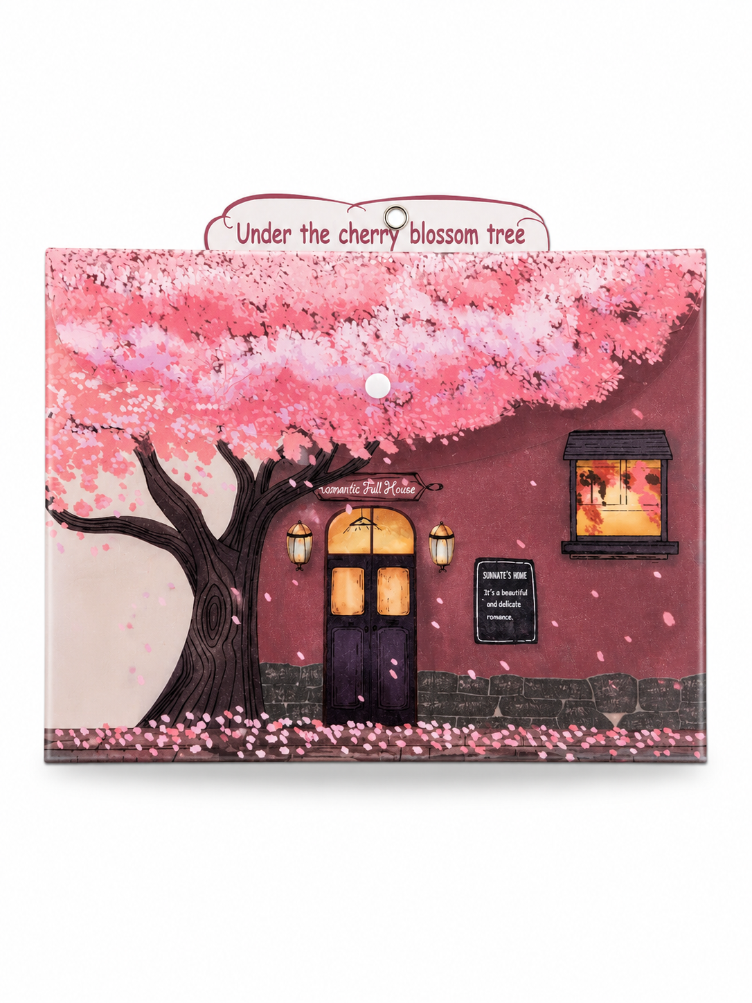 Pochette A4 Sakura Cherry Blossom Design Japonais