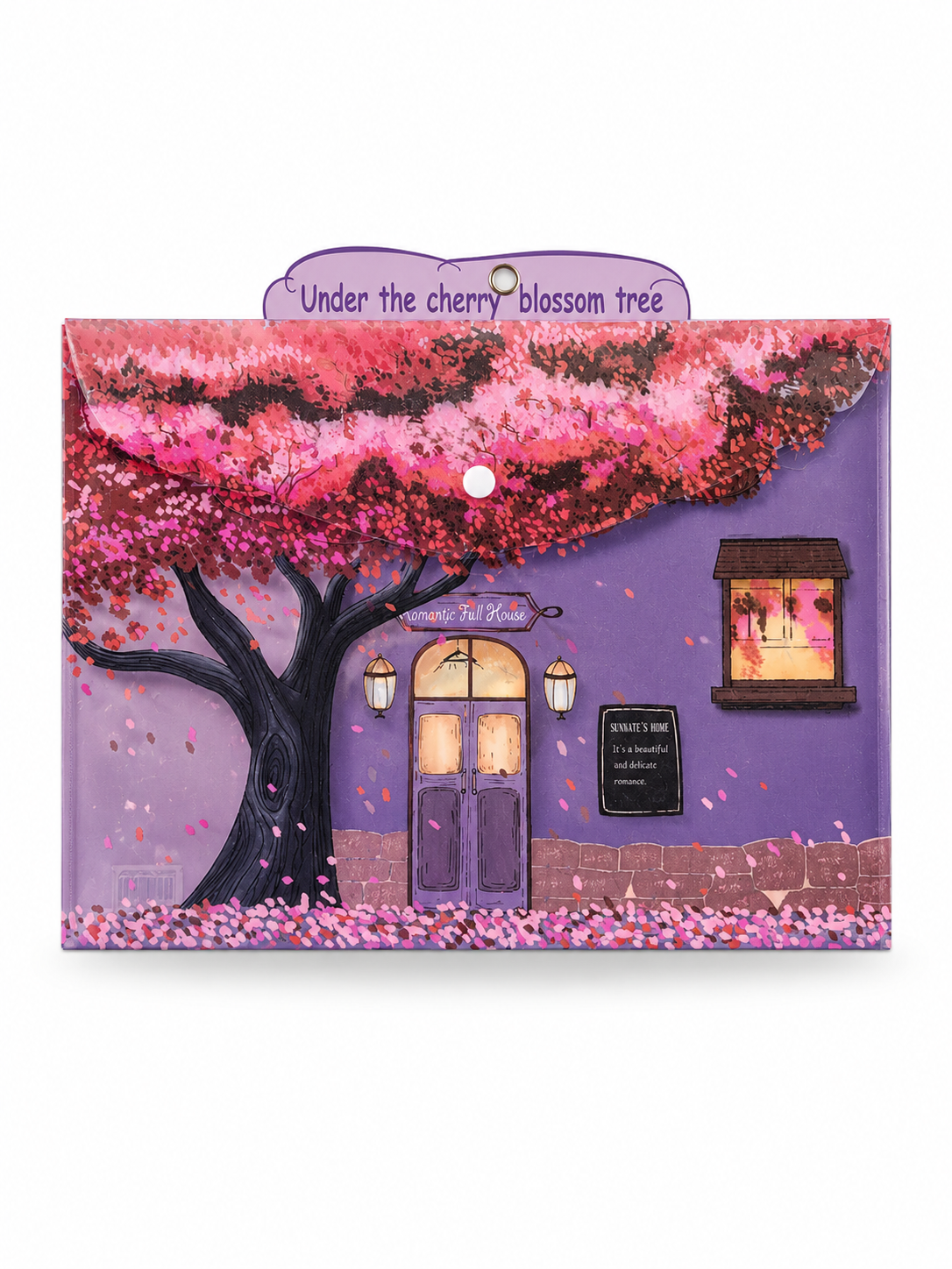 Pochette A4 Sakura Cherry Blossom Design Japonais