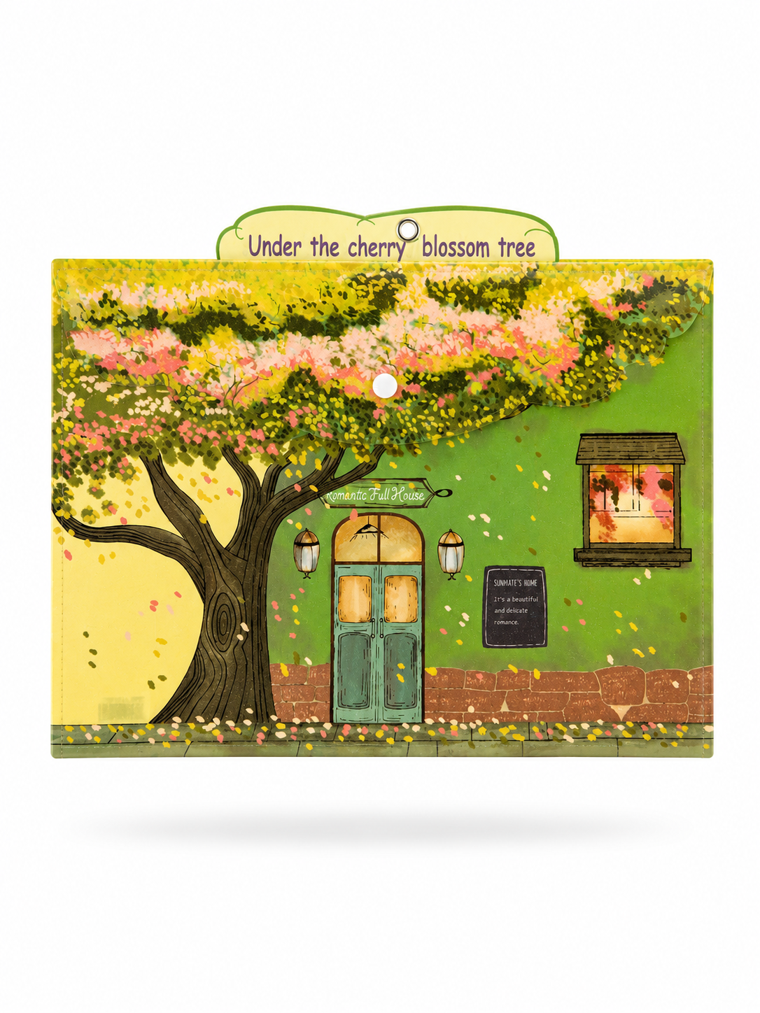 Pochette A4 Sakura Cherry Blossom Design Japonais