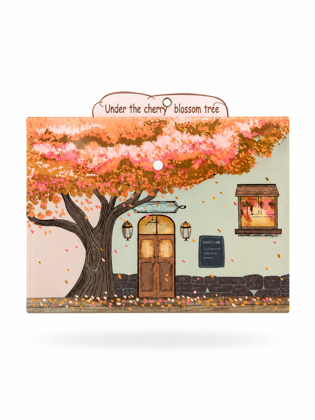 Pochette A4 Sakura Cherry Blossom Design Japonais