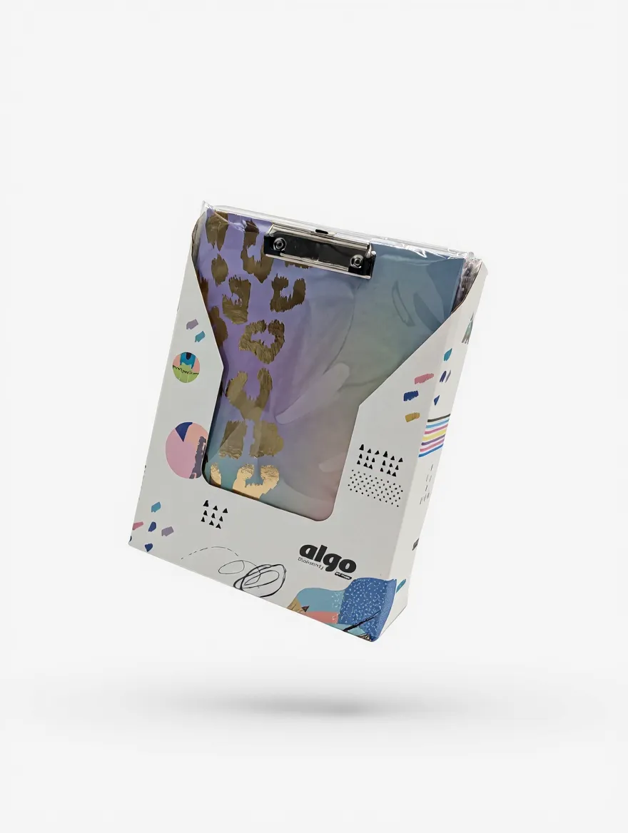 Clipboard Léopard Holographique Design Moderne