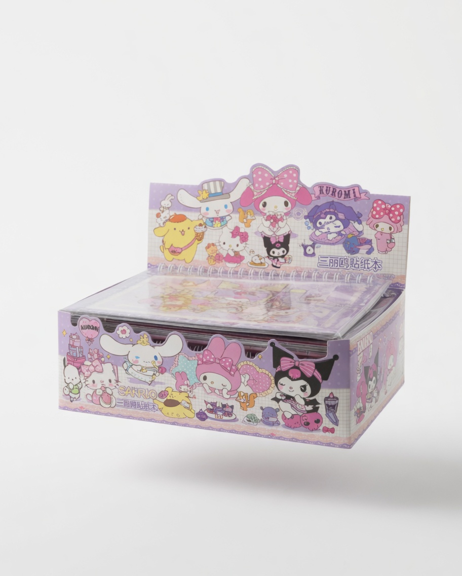 Carnet d'Autocollants Sanrio Kawaii