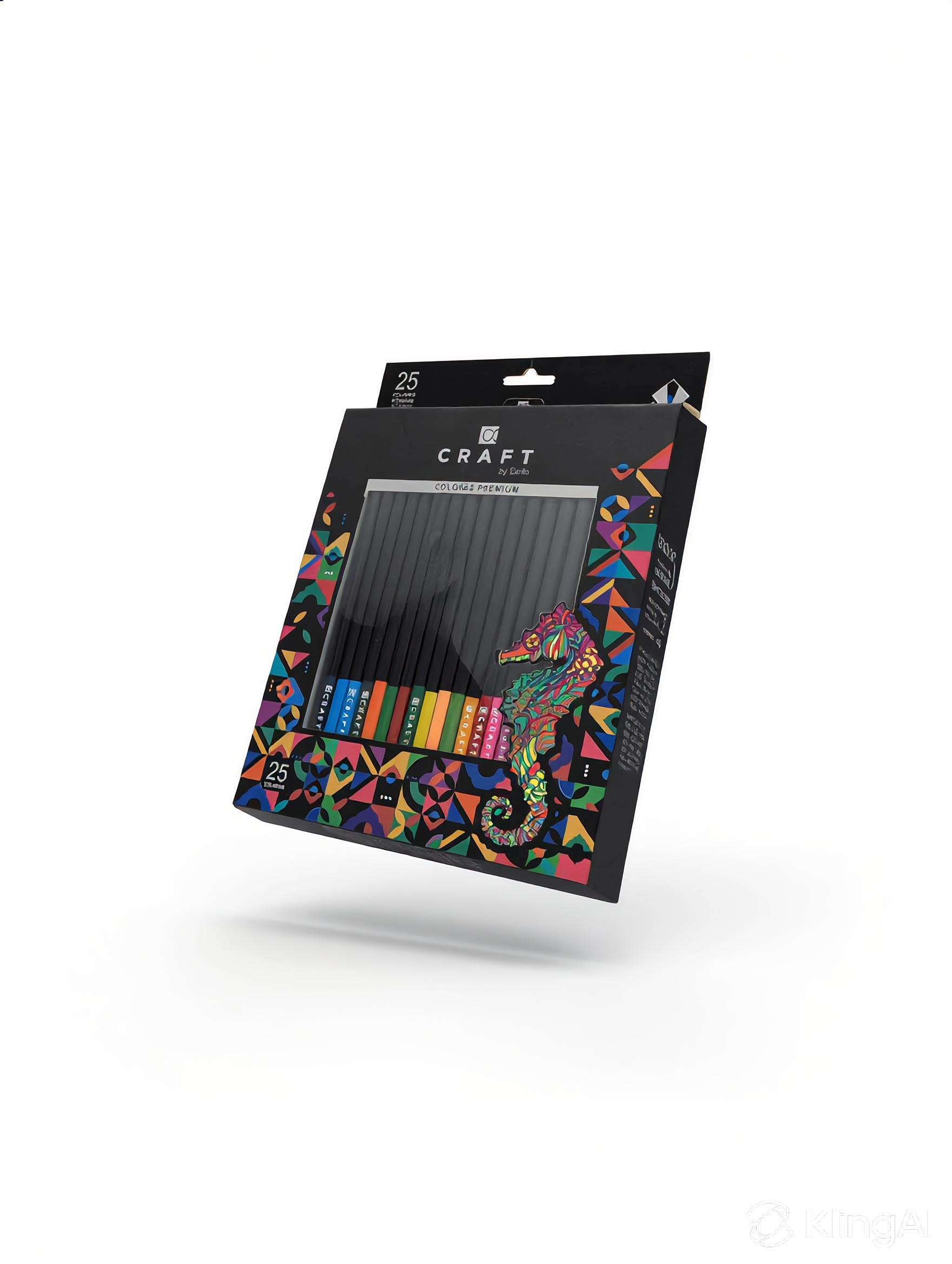 Boîte de 25 Crayons de Couleur Premium CRAFT by Estilo