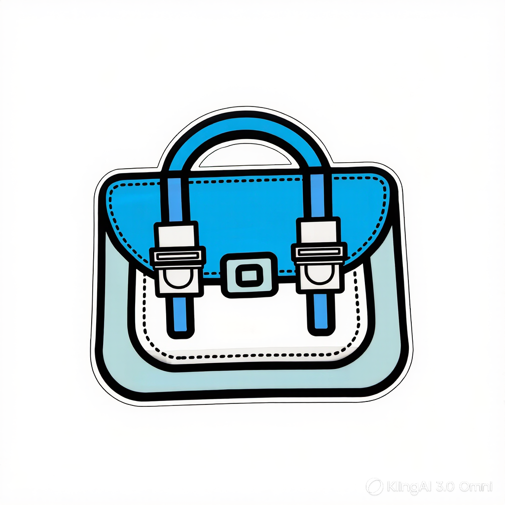 Sachet Zip en Forme de Sac à Dos Cartoon