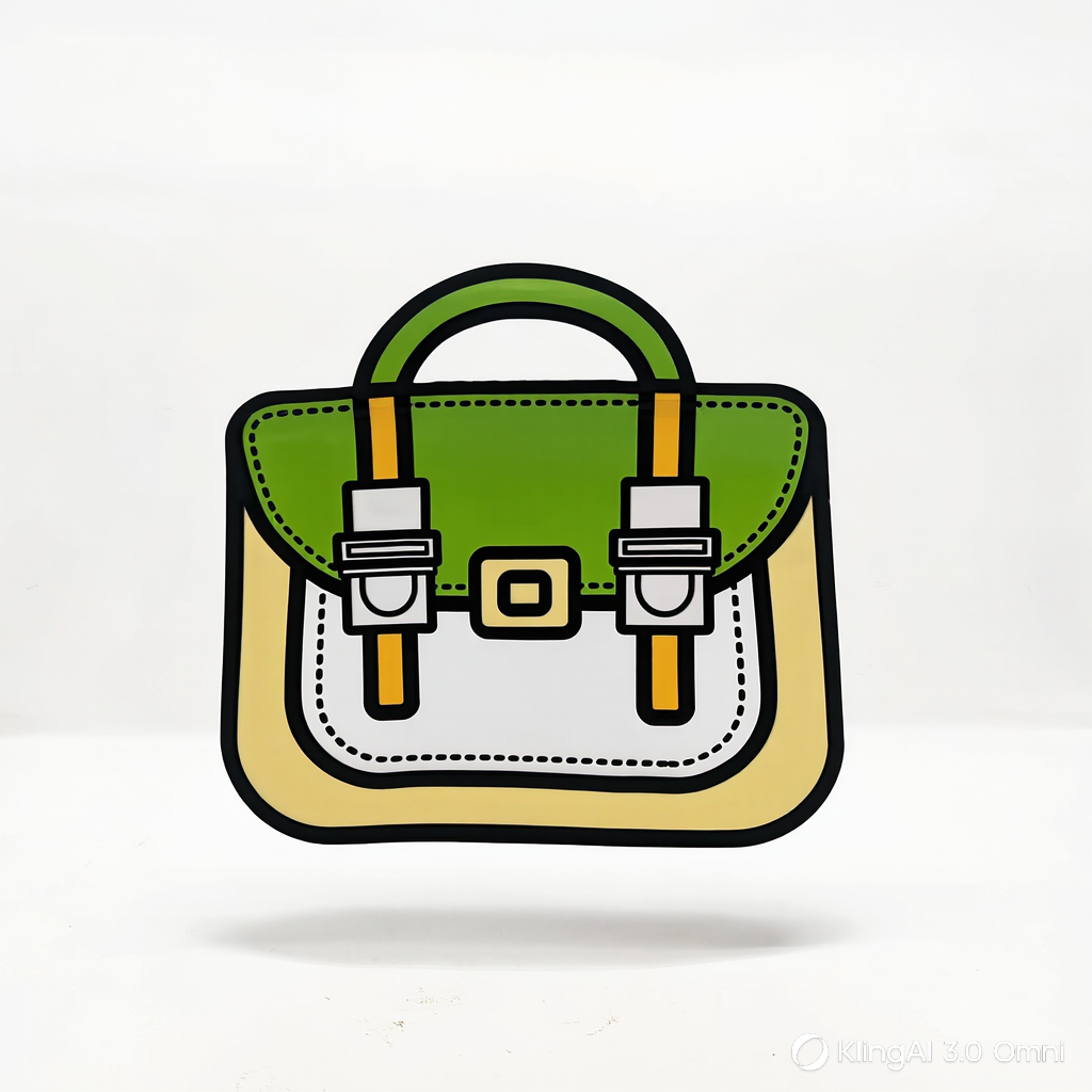 Sachet Zip en Forme de Sac à Dos Cartoon