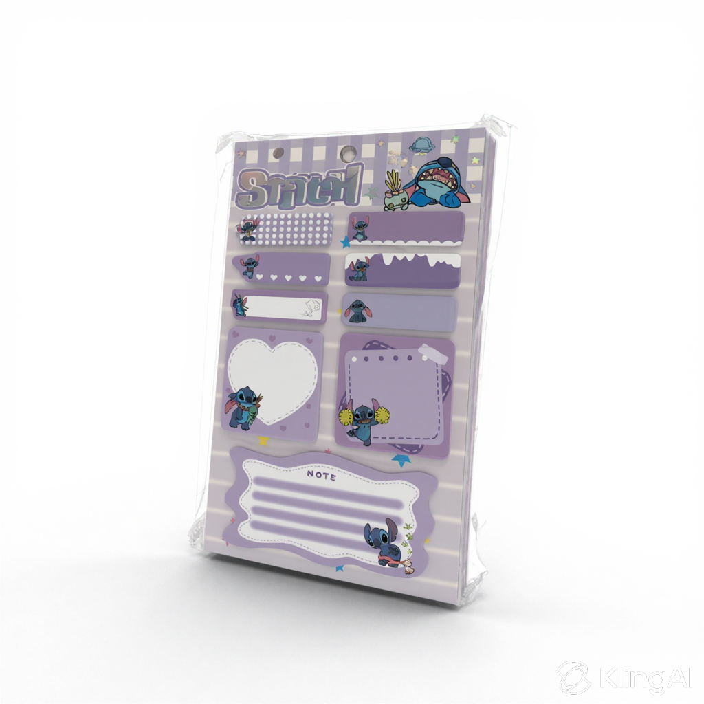 Grand Set de Notes Adhésives Multiformats