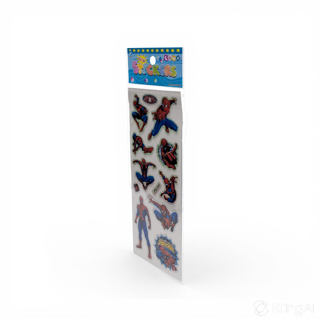 Planche de Stickers 3D Gonflés pour Enfants