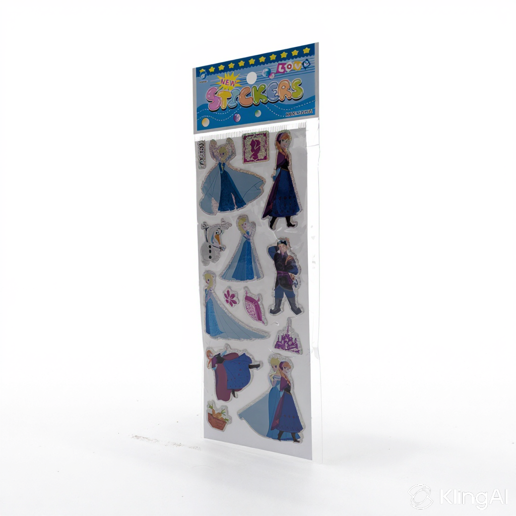 Planche de Stickers 3D Gonflés pour Enfants