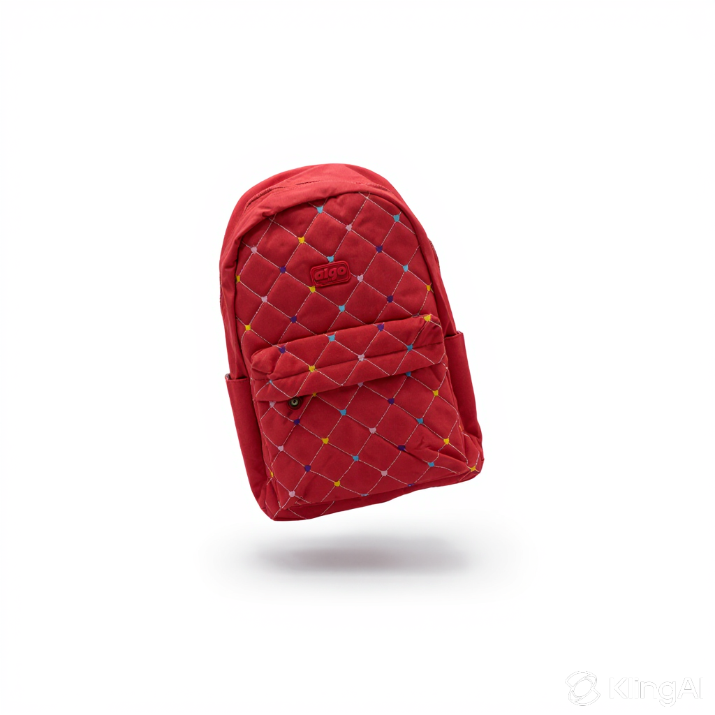 Sac à Dos Scolaire Matelassé Cœurs Algo