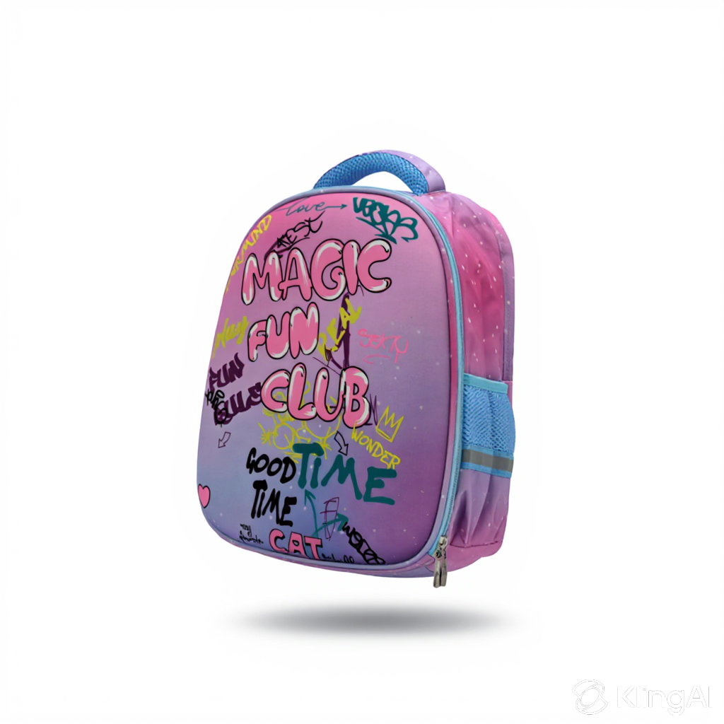 Sac à Dos Scolaire Coque Rigide et Motifs Fun