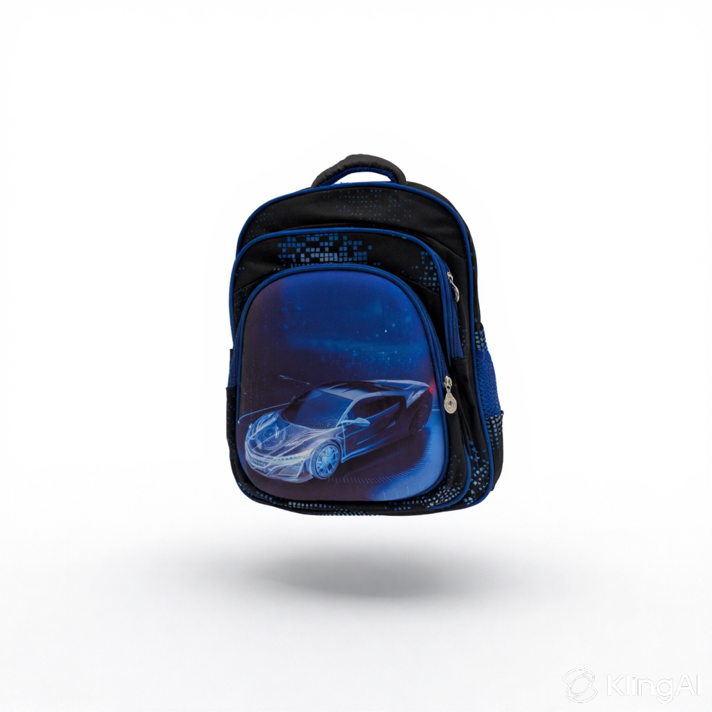 Sac à Dos Scolaire Multi-Compartiments 3D Enfant