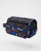 Trousse Scolaire Triple avec Rabat algo | Trousse 3 Compartiments