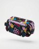 Trousse Scolaire Triple avec Rabat algo | Trousse 3 Compartiments