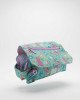 Trousse Scolaire Triple avec Rabat algo | Trousse 3 Compartiments