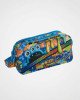 Trousse Scolaire Triple Compartiment algo | 3 Zips Grand Volume