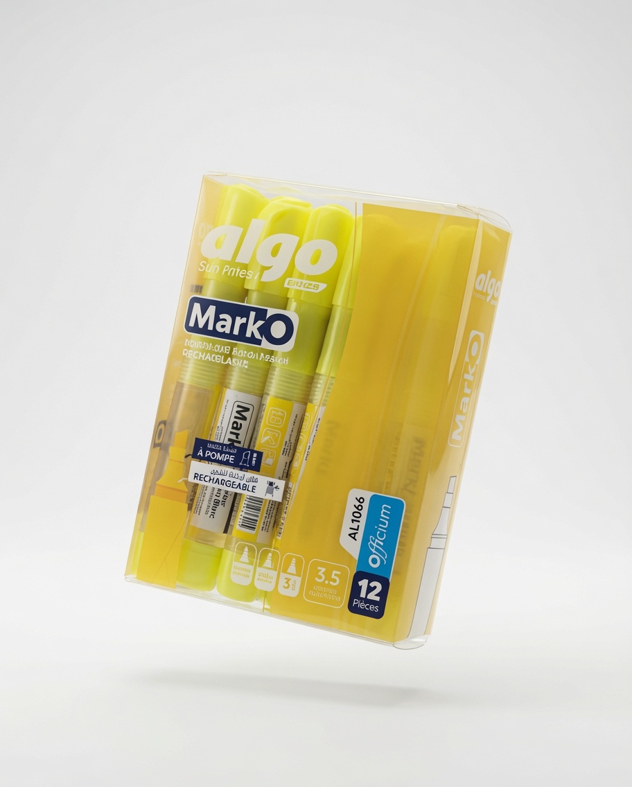 Marqueur Tableau Blanc à Pompe et Rechargeable