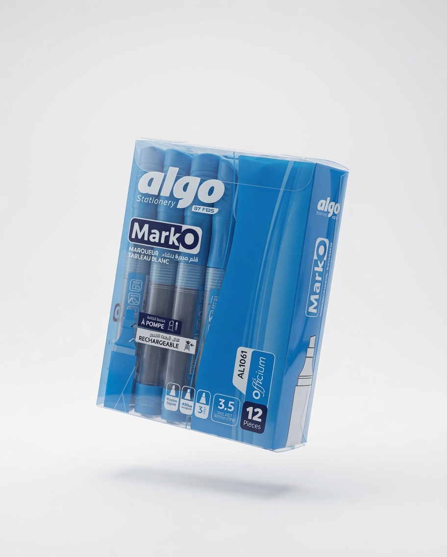 Marqueur Tableau Blanc à Pompe et Rechargeable
