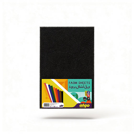 Papier mousse pailleté doré Algo – lot de 10