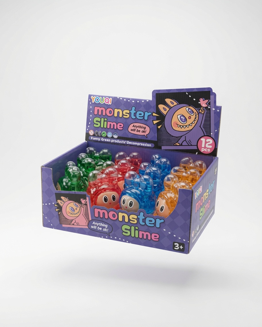 Pâte Slime Anti-Stress Monstre Rigolo