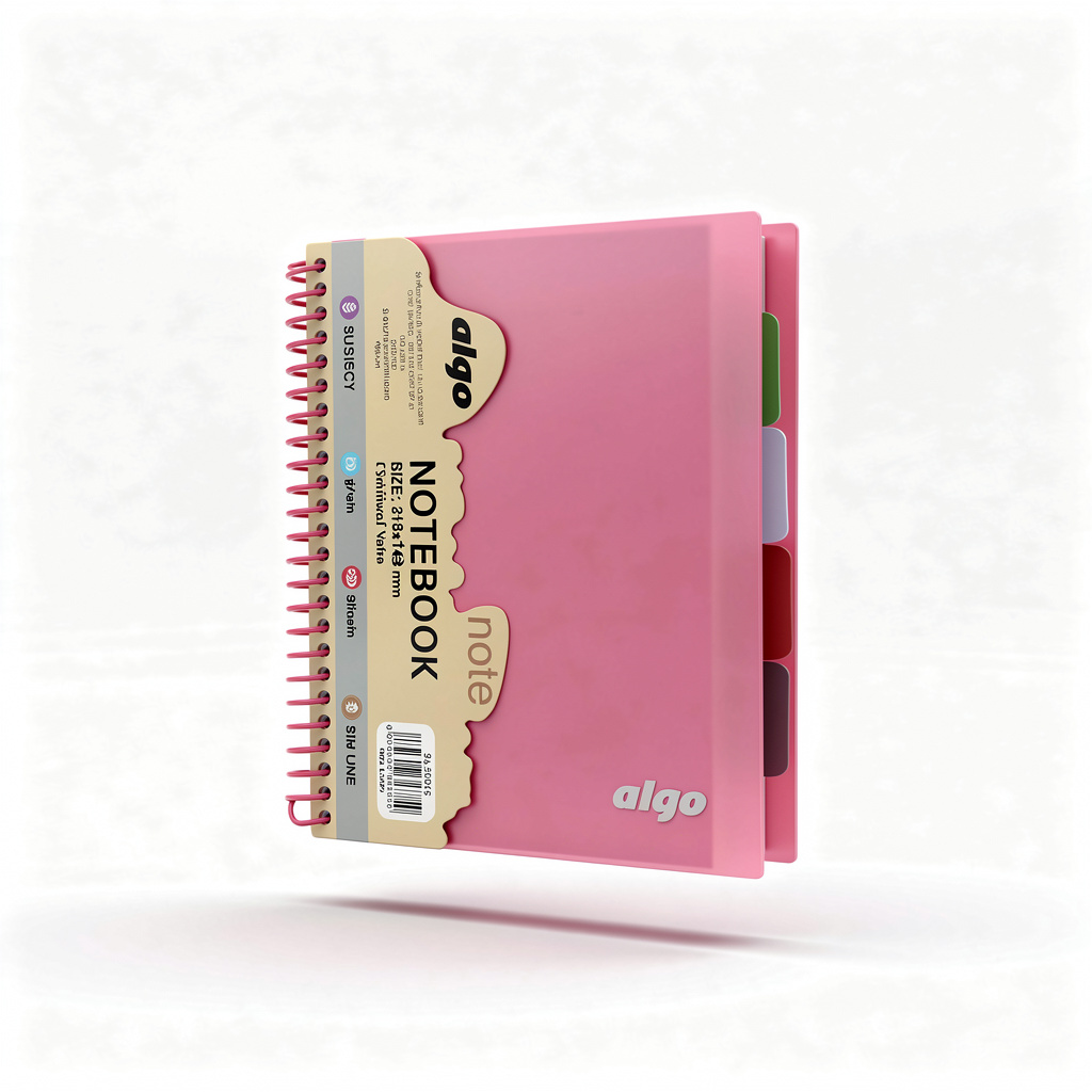 Cahier à Spirales 5 Sujets 120 Feuilles