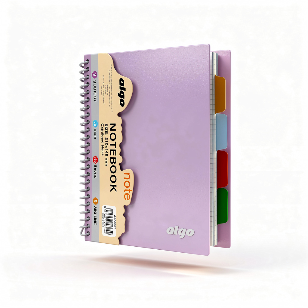 Cahier à Spirales 5 Sujets 120 Feuilles