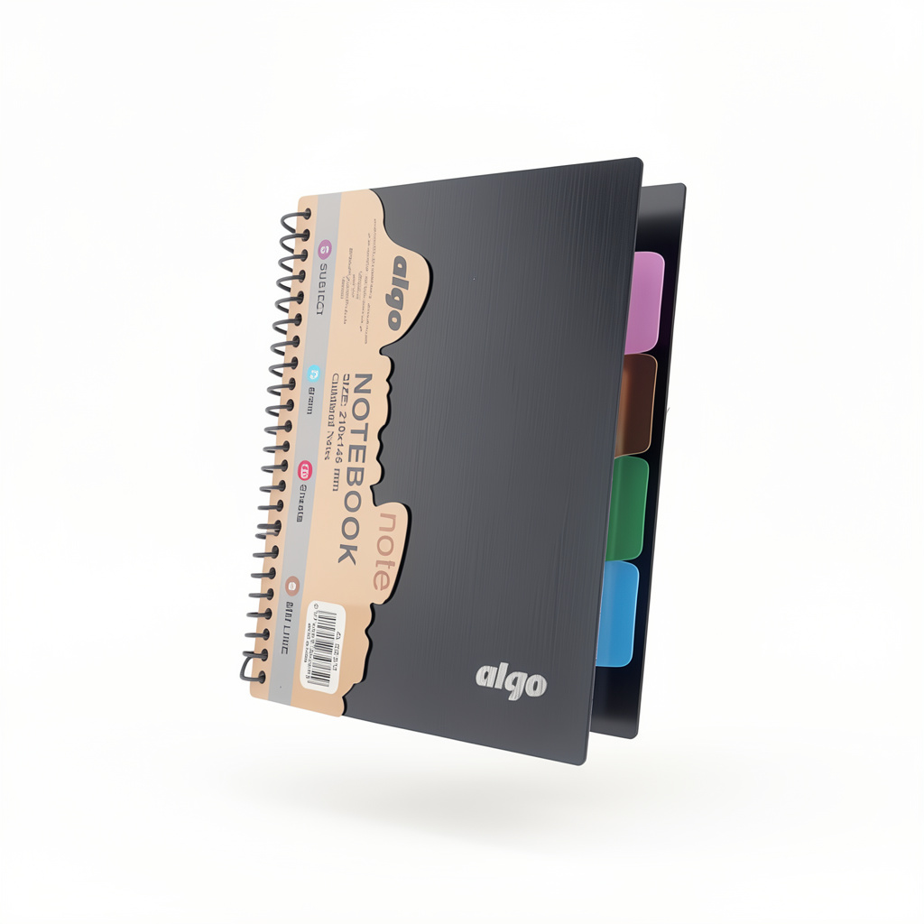 Cahier à Spirales 5 Sujets 120 Feuilles