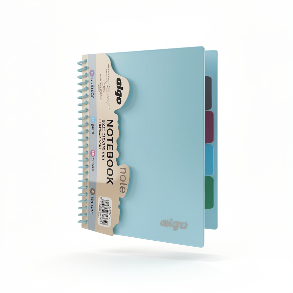 Cahier à Spirales 5 Sujets 120 Feuilles