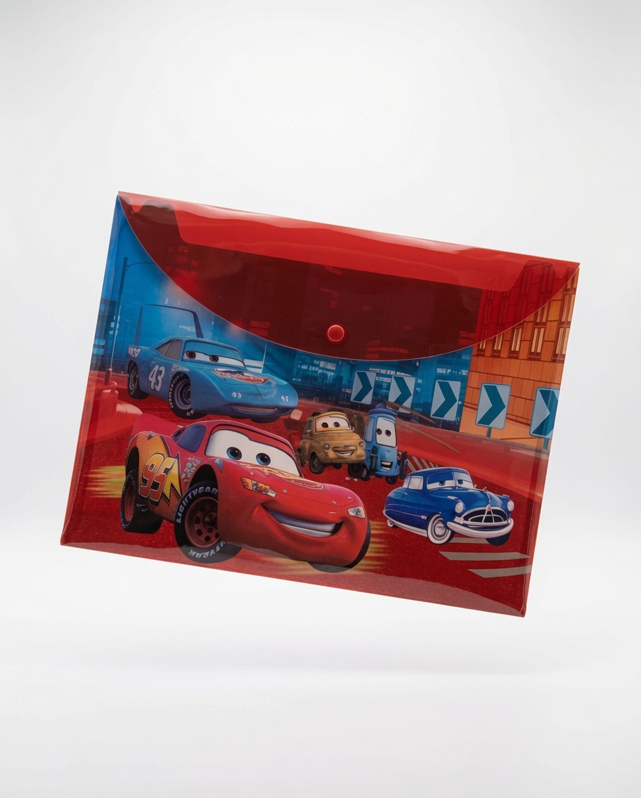 Pochette Porte-Documents Enfant à Bouton Pression
