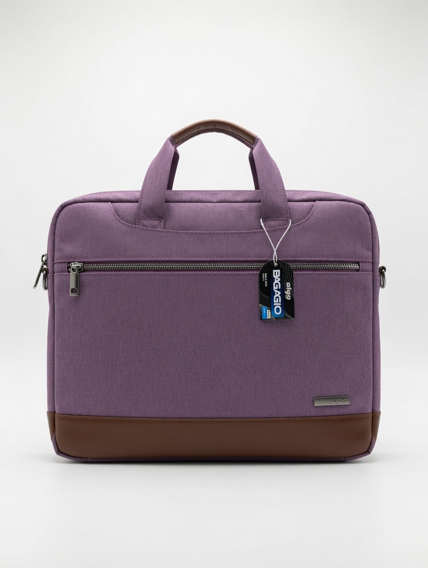 Cartable PC Portable Design Texturé Finitions Cuir